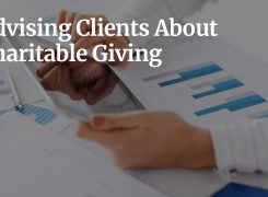 Advising Clients on Charitable Giving